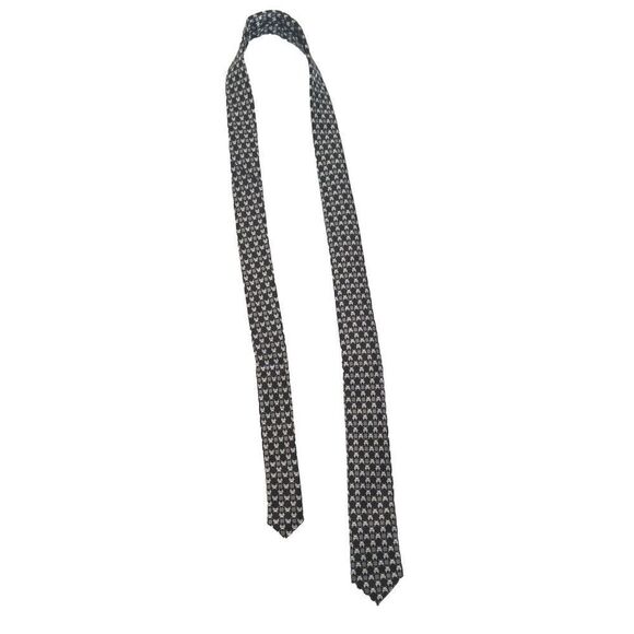 Black Tie Geek Space Invaders Tie Skinny - Picture 5 of 6